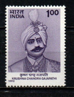 INDIA - 1992 - Krushna Chandra Gajapathi - MNH - Nuevos