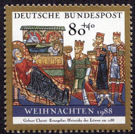 Germany BRD 1988 Mi 1396 ** MNH Weihnachten Christmas Henry The Lion   (70101 - Sonstige & Ohne Zuordnung