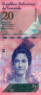 Venezuela 20 Bolivar 2013 P91f Uncirculated Banknote - Venezuela