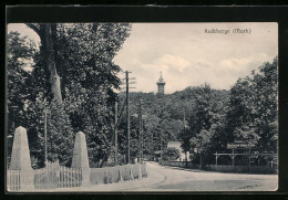 AK Kalkberge /Mark, Strassenpartie Mit Aussichtsturm  - Other & Unclassified