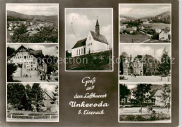 73869580 Unkeroda Eisenach Thueringen Panorama Ortsansichten Kirche Unkeroda Eis - Eisenach