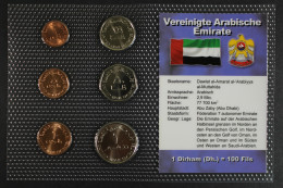 Vereinigte Arabische Emirate, BTN-Kursmünzensatz, 6 Münzen - Autres – Asie