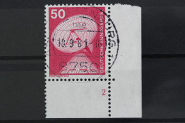 Deutschland (BRD), MiNr. 851, Ecke Rechts Unten, FN 2, Gestempelt - Gebraucht