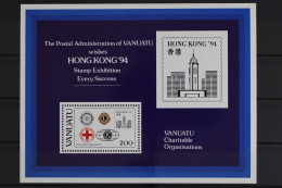 Vanuatu, MiNr. Block 21, Hong Kong, Embleme, Postfrisch - Vanuatu (1980-...)