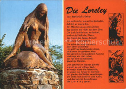 72313515 St Goarshausen Die Loreley Gedicht Ehrenthal - Loreley