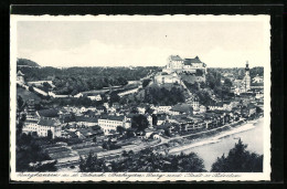 AK Burghausen I. Oberbayern, Burg Und Stadt Von Südosten  - Burghausen