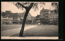 AK Landau, Max-Joseph-Platz Mit Denkmal  - Landau