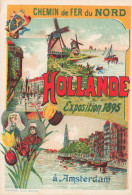 Train Chemin De Fer Du Nord Hollande Exposition 1895 A Amsterdam - Other & Unclassified