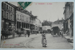 Cpa 1909 CHABLIS La Halle - MAY09 - Chablis