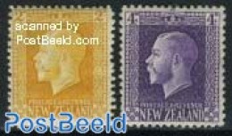 New Zealand 1916 Definitives 2v, Unused (hinged) - Ongebruikt