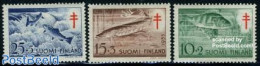 Finland 1955 Anti Tuberculosis, Fish 3v, Mint NH, Health - Nature - Anti Tuberculosis - Fish - Ongebruikt