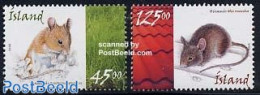 Iceland 2005 Mice 2v, Mint NH, Nature - Animals (others & Mixed) - Ongebruikt