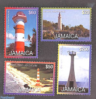 Jamaica 2012 Lighthouses 4v (with Year 2012 In Border), Mint NH, Various - Lighthouses & Safety At Sea - Fari