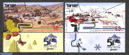 Israel 2022 50 Years Mount Hermon Resort 2v, Mint NH - Ongebruikt