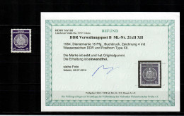 DDR Verwaltungspost MiNr. 21xII XII, Postfrisch, ** - Neufs