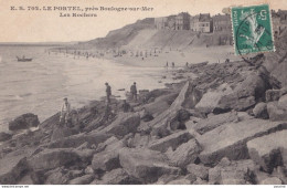 C6-62) LE PORTEL , PRES BOULOGNE SUR MER - LES ROCHERS  -  ANIMEE - 1908 - Le Portel