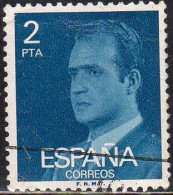 Espagne Poste Obl Yv:1991 Mi:2238 Juan-Carlos Ier Profil (Obl.mécanique) - Usados
