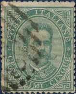 Italie Poste Obl Yv:  33 Mi:37 Humberto Ier (TB Cachet) - Usados