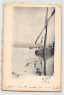 Suisse - Genève - Mouette Carte Parchemin Paul Jacom - Lac - Voilier - Ed. Inconnu  - Genève