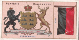 43 Wurtemburg - Countries Arms & Flags 1905 - Players Cigarette Cards - Antique - Player's