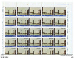 REPUBBLICA:  1973  SALVIAMO  VENEZIA  -  S. CPL. 5  VAL. ( 3  FOGLI  25 + 2  FOGLI  50 )  N. -  SASS. 1200/04 - Full Sheets