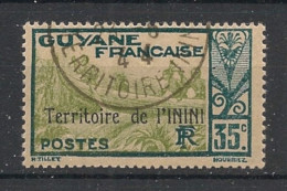 ININI - 1932-38 - N°YT. 10 - Pirogue 35c - Oblitéré / Used - Used Stamps