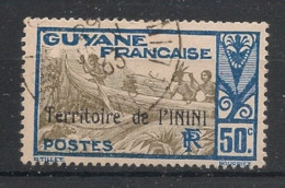 ININI - 1932-38 - N°YT. 12 - Pirogue 50c - Oblitéré / Used - Used Stamps