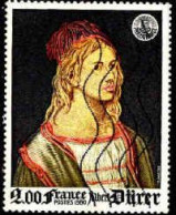 France Poste Obl Yv:2090 Mi:2209 Albert Dürer Autoportrait (Lign.Ondulées) - Oblitérés