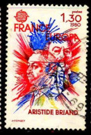 France Poste Obl Yv:2085 Mi:2202 Europa Cept Aristide Briand (Beau Cachet Rond) - Oblitérés