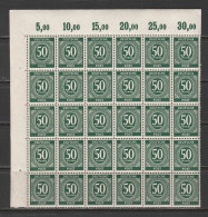 Allemagne 1946 : Timbres Yvert & Tellier N° 22 En Feuille D'époque ( 30 Timbres + Bord De Feuille ). - Nuovi