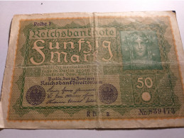 Reihe 1- Funfzig Mark- 1919. - 50 Mark