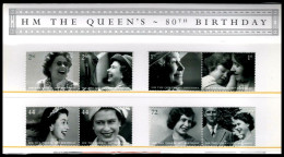 HER MAJESTY THE QUEEN'S 80 Th BIRTHDAY- ANNÉE 2006 - MNH / ** - Ongebruikt