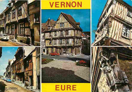 27 - Vernon - Multivues - Automobiles - Vieille Maison Normande - Maison à Pans De Bois - CPM - Voir Scans Recto-Verso - Vernon