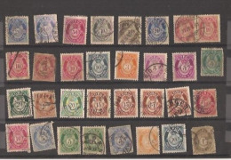 Norvège Quelques Timbres Anciens.(5 Scans) - Collections (sans Albums)