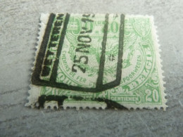 Belgique - Wetteren - Chemins De Fer - 0f.20 - Vert - Oblitéré - Année 1922 - - Used