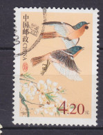 China Chine 2002 Mi. 3325, 4.20 Y Bird Vogel Oiseau Alaschan-Rotschwanz - Usados