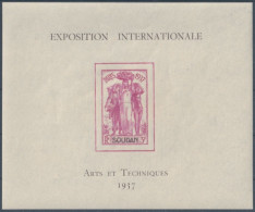 F-EX50397 FRANCE SOUDAN 1937 MNH ARTS & TECNICS INTERNATIONAL EXPO.  - Nuevos