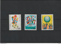 ITALIE 1978 Jounée Du Timbre, Dessins D'enfants Yvert 1364-1366 NEUF** MNH - 1971-80: Nieuw/plakker