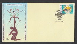 INDIA, 1999,  FDC,  National Technology Day, Jai Vigyan,  Mumbai Cancellation - Lettres & Documents