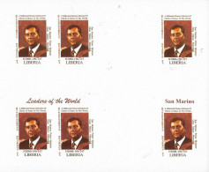 1999 Italy San Marino Captain Regent Gian Marco Marcucci - Rare Imperforated Bloc MNH - Autres & Non Classés