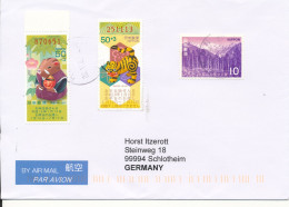 Japan Cover Sent Air Mail To Germany 28-5-2007 Topic Stamps - Storia Postale
