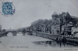 CPA (Mayenne). LAVAL, Quai Jehan-Fouquet - Laval