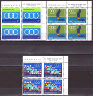 Yugoslavia 1979 - VII Mediterranean Games Split - Mi 1796-1798 - MNH**VF - Ungebraucht