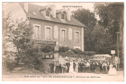 MONTFERMEIL.UNE NOCE AU NID DE FRANCEVILLE',AVENUE DE BELLEVUE.(TRES ANIMEE) - Montfermeil