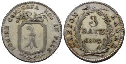 BASEL  3 Batzen 1809  /2097 - Monedas Cantonales