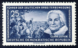 476 XII Clara Zetkin 25 Pf Wz.2 XII ** - Neufs