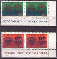 Yugoslavia 1979 - International Monetary Fund - Mi 1802-1803 - MNH**VF - Nuevos