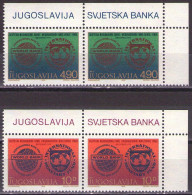 Yugoslavia 1979 - International Monetary Fund - Mi 1802-1803 - MNH**VF - Neufs