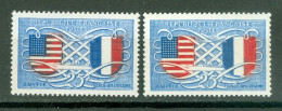France   840  * * TB Bleu Débordant Sur Rouge  Et Normal  - Nuovi