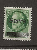 1920 MH Saargebiet MI C31 - Unused Stamps